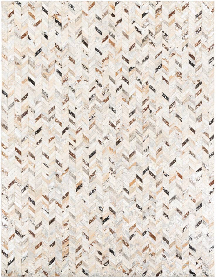 Detail image of 5' x 8' Cowhide Leather Rug
