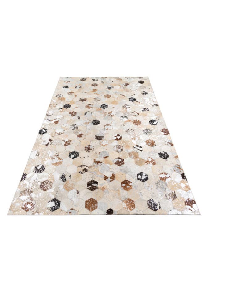 Detail image of 5' x 8' Cowhide Leather Rug