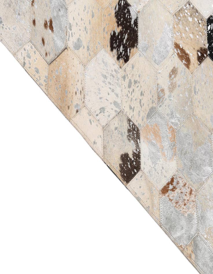 Detail image of 5' x 8' Cowhide Leather Rug