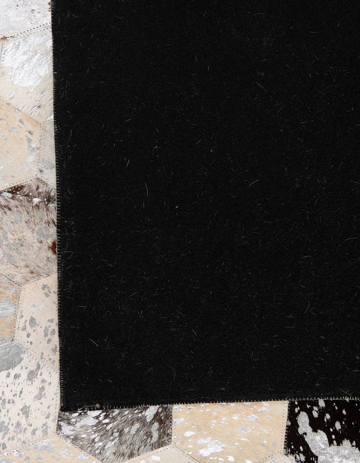 Detail image of 5' x 8' Cowhide Leather Rug