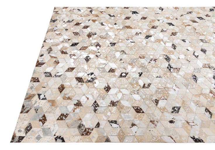 Detail image of 5' x 8' Cowhide Leather Rug