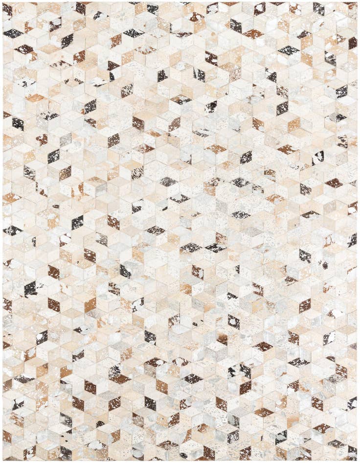 Detail image of 5' x 8' Cowhide Leather Rug