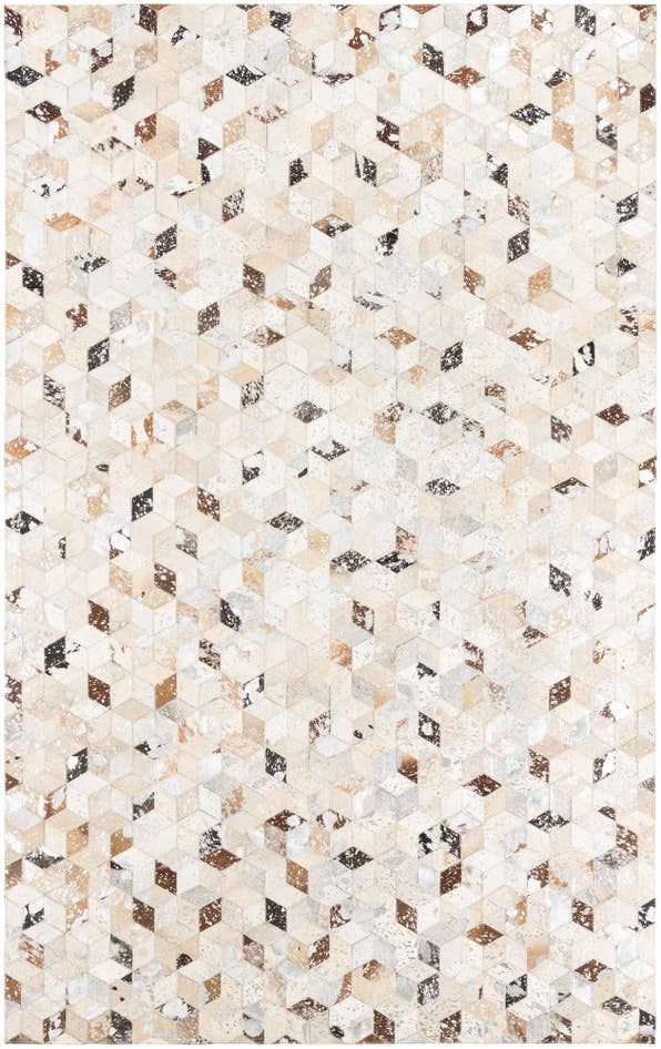 Detail image of 5' x 8' Cowhide Leather Rug