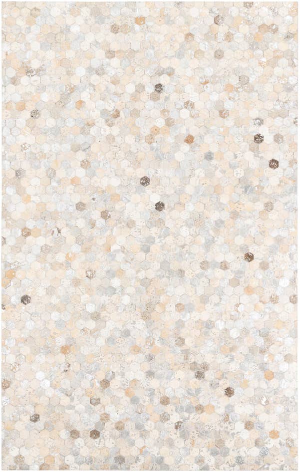 Detail image of 5' x 8' Cowhide Leather Rug