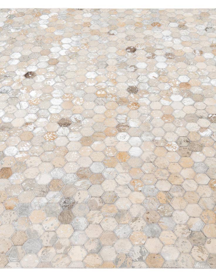 Detail image of 5' x 8' Cowhide Leather Rug