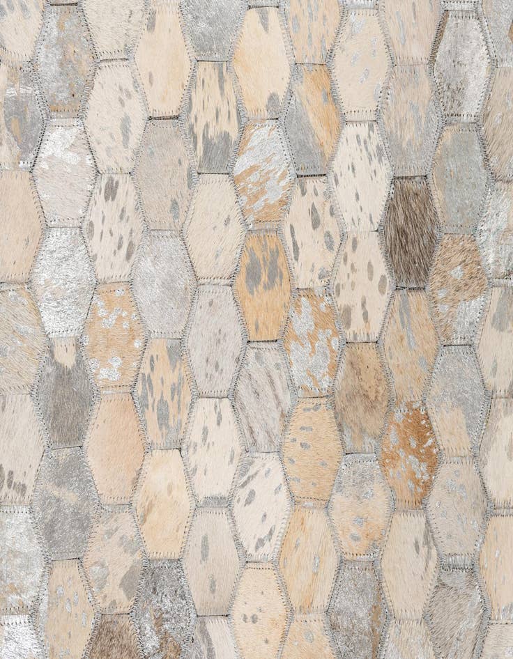 Detail image of 5' x 8' Cowhide Leather Rug