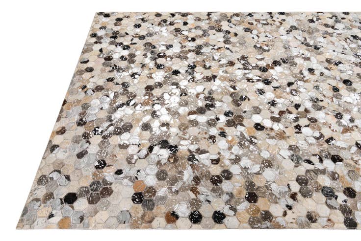 Detail image of 5' x 8' Cowhide Leather Rug