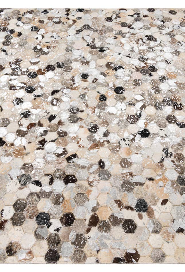 Detail image of 5' x 8' Cowhide Leather Rug