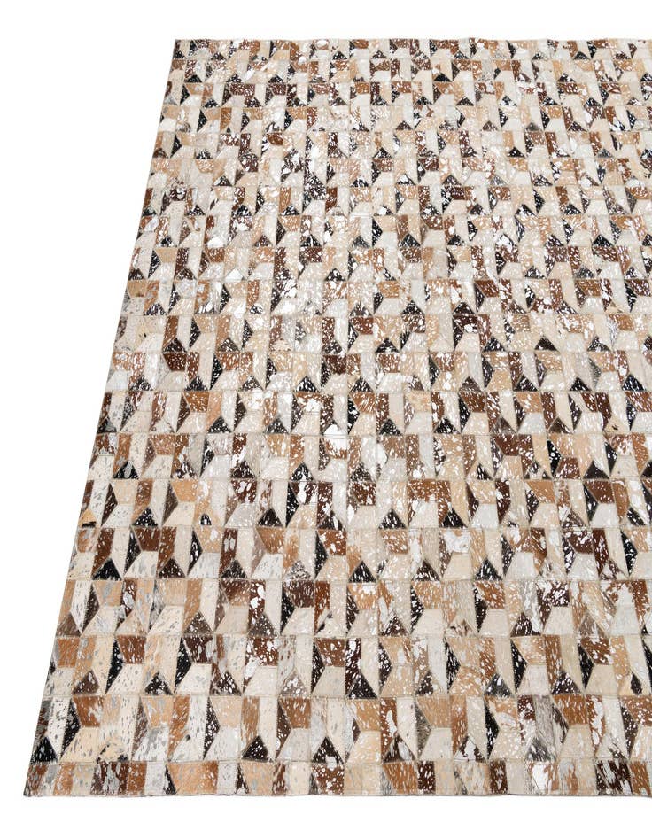 Detail image of 5' x 8' Cowhide Leather Rug