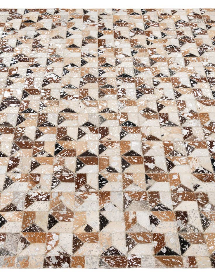 Detail image of 5' x 8' Cowhide Leather Rug