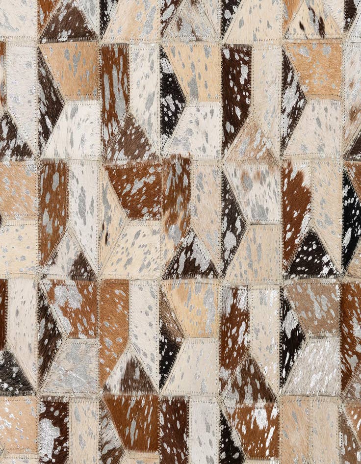 Detail image of 5' x 8' Cowhide Leather Rug