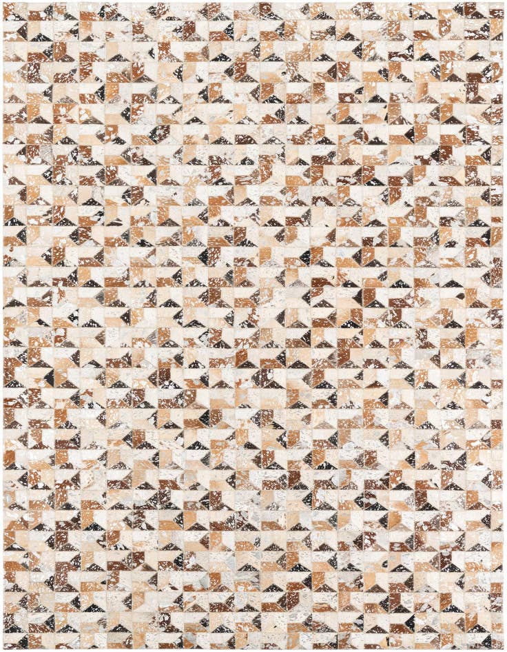 Detail image of 5' x 8' Cowhide Leather Rug