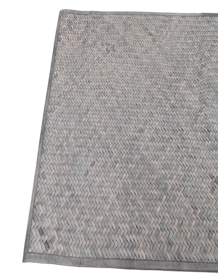 Detail image of 4' x 6' Cowhide Leather Rug