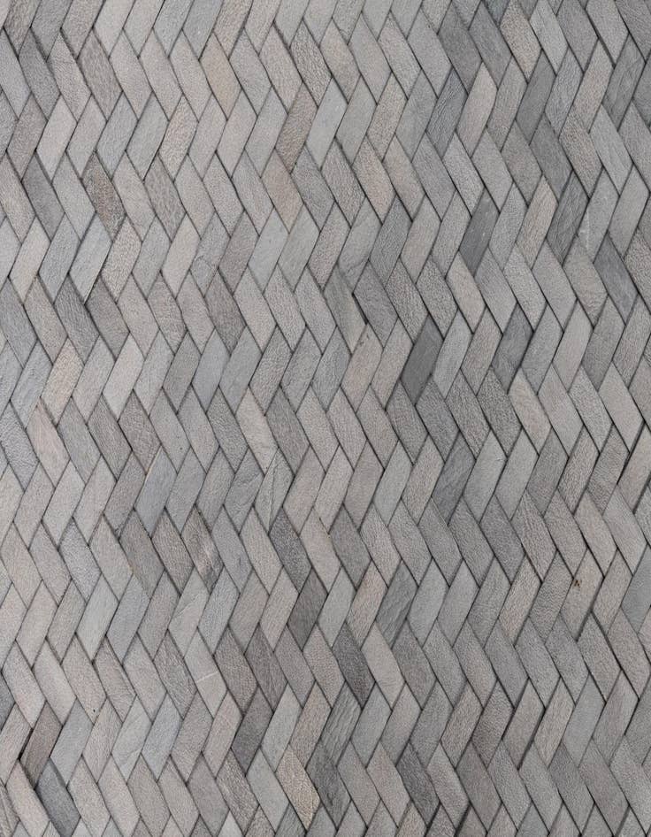 Detail image of 4' x 6' Cowhide Leather Rug