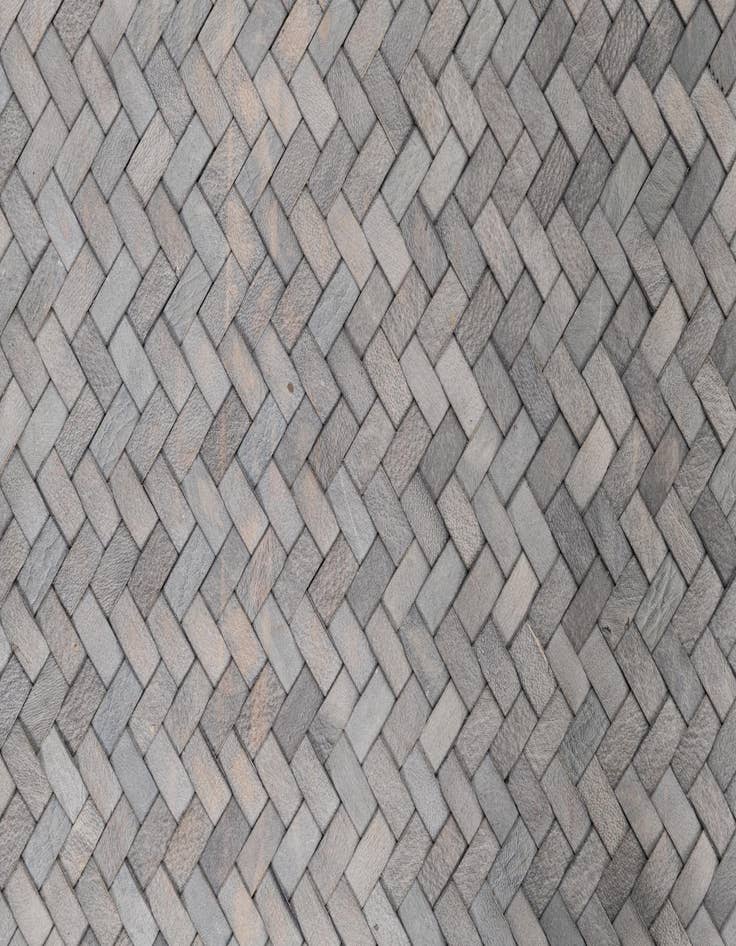 Detail image of 4' x 6' Cowhide Leather Rug