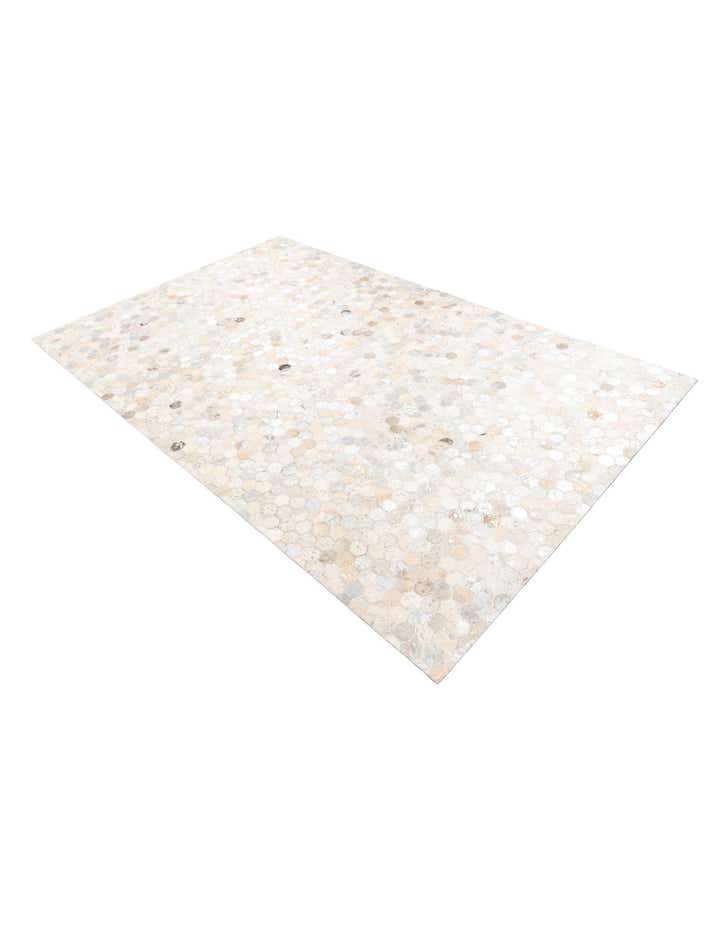 5' x 8' 1 Cowhide Leather Rug