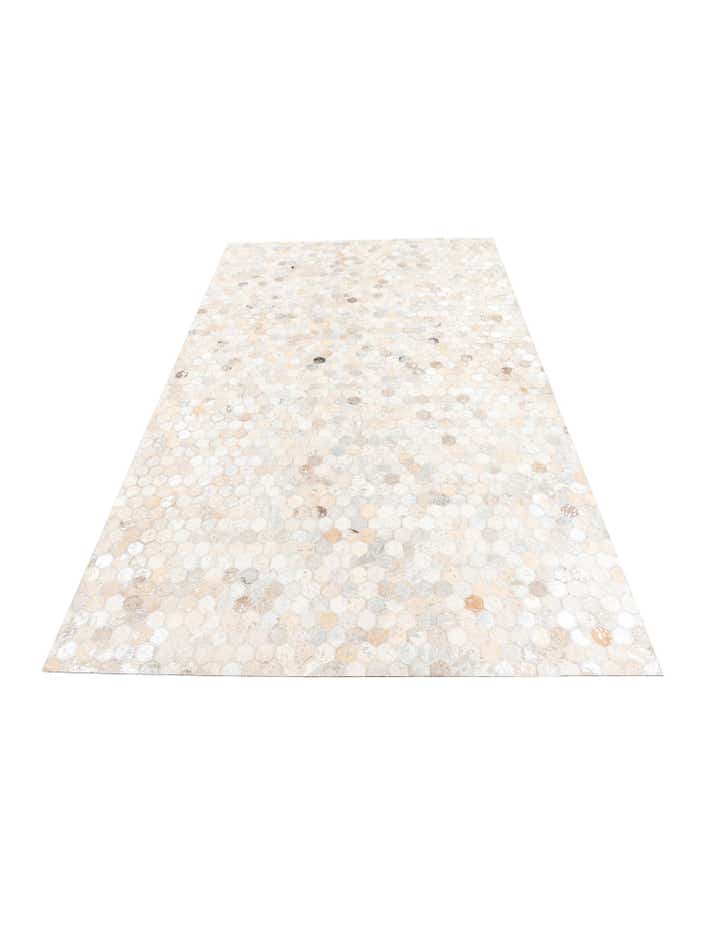 5' x 8' 1 Cowhide Leather Rug