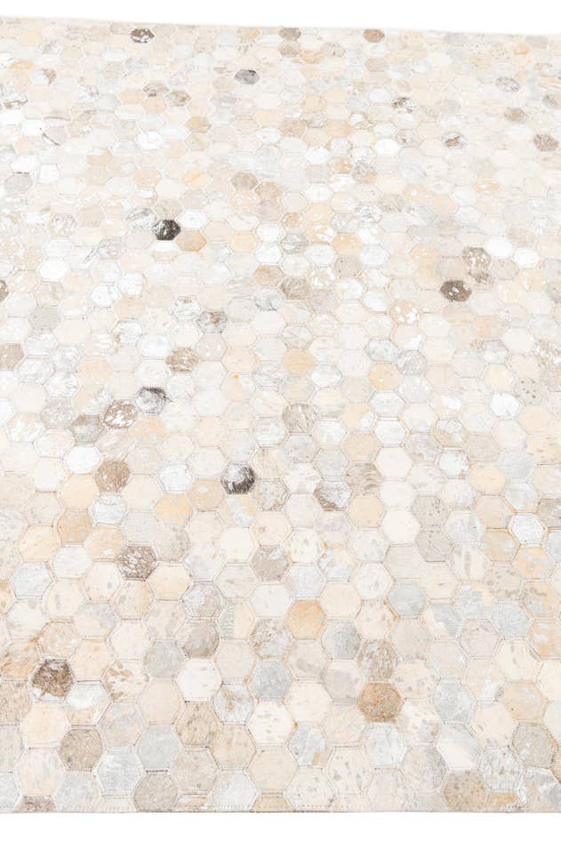 Detail image of 5' x 8' 1 Cowhide Leather Rug