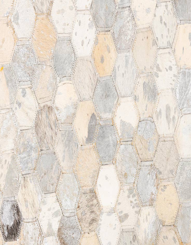 Detail image of 5' x 8' 1 Cowhide Leather Rug