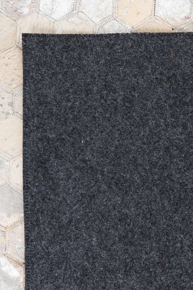 5' x 8' 1 Cowhide Leather Rug