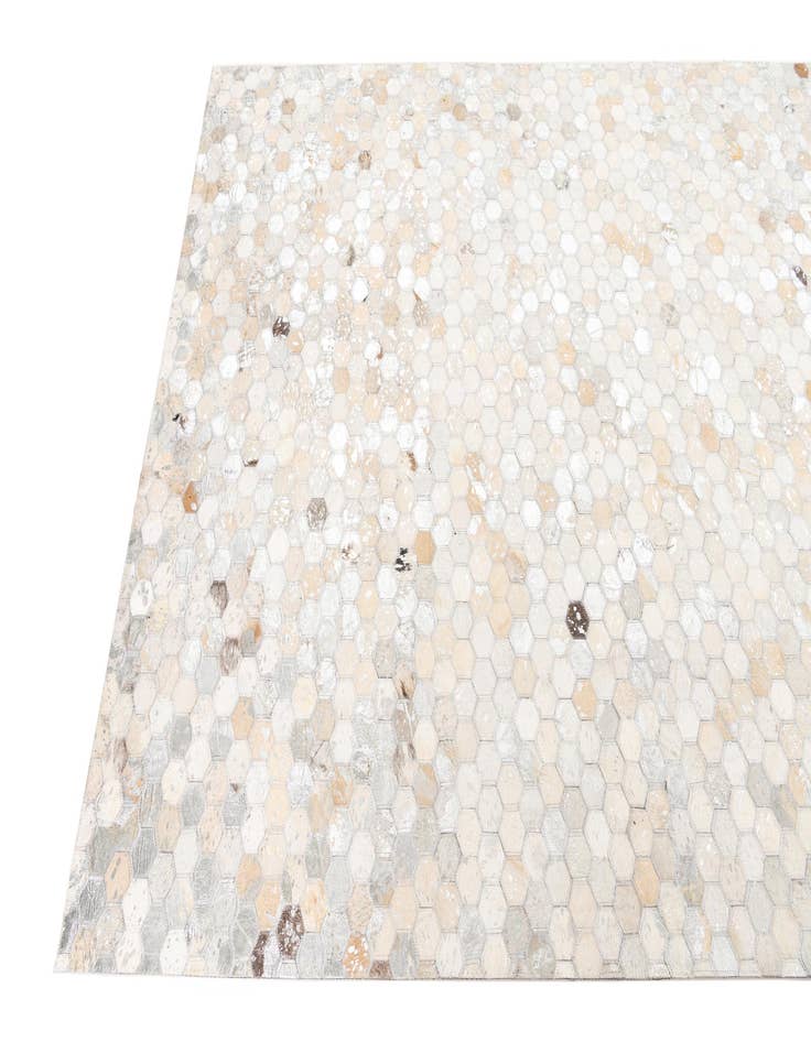 Detail image of 5' x 8' Cowhide Leather Rug