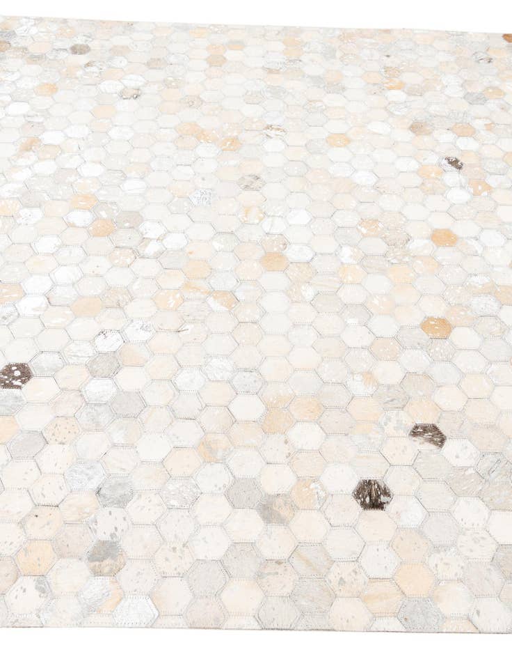 Detail image of 5' x 8' Cowhide Leather Rug