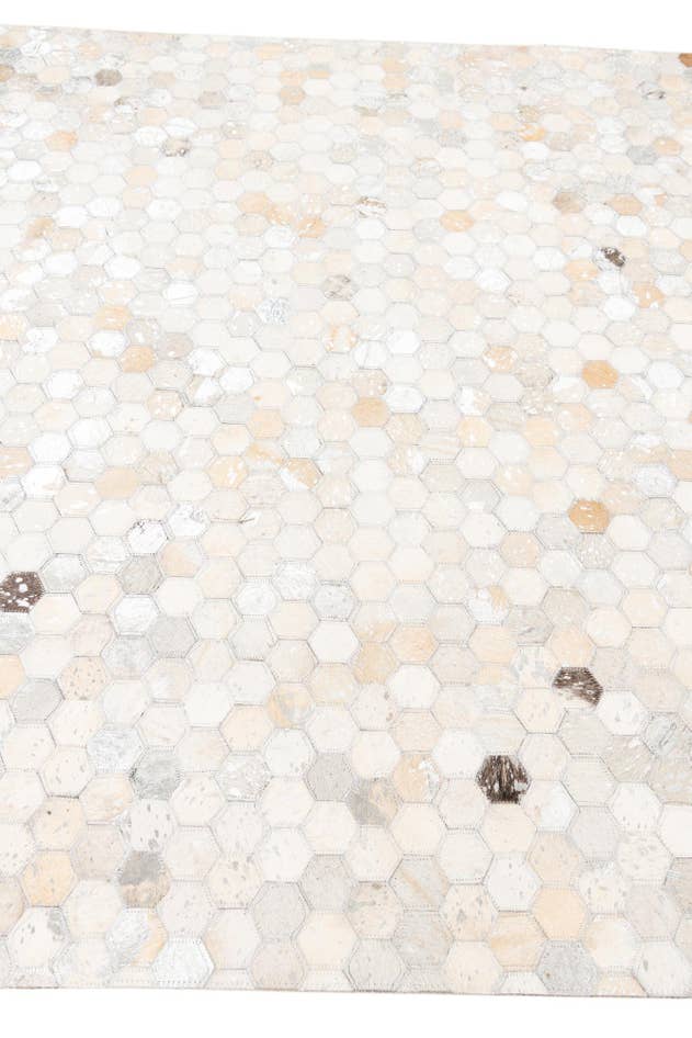 Detail image of 5' x 8' Cowhide Leather Rug