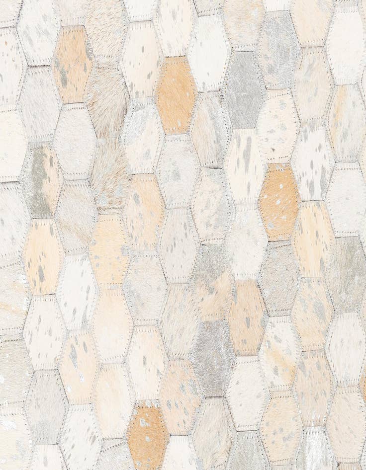 Detail image of 5' x 8' Cowhide Leather Rug