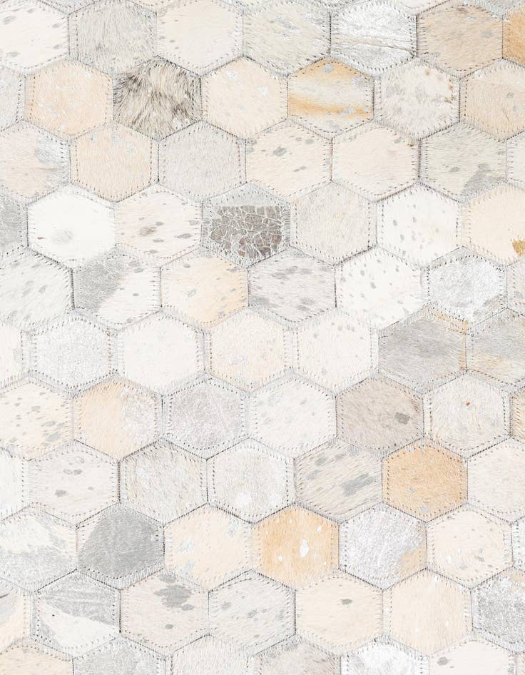 Detail image of 5' x 8' Cowhide Leather Rug