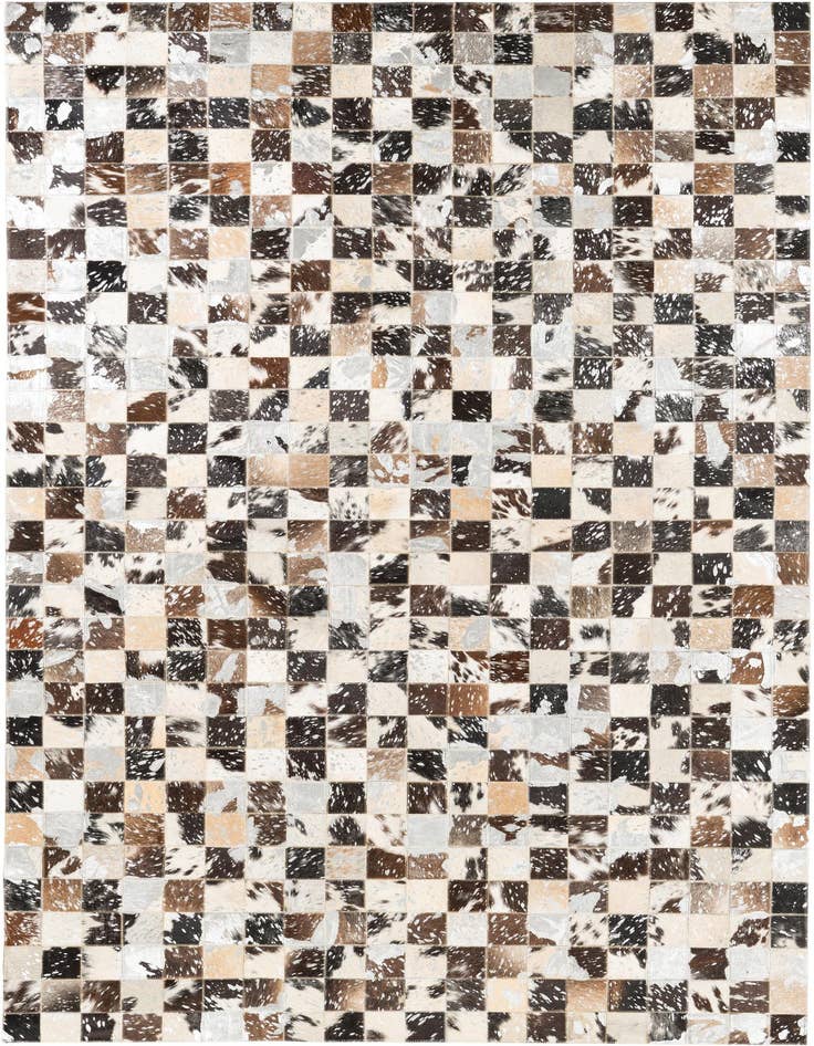Detail image of 5' x 8' Cowhide Leather Rug