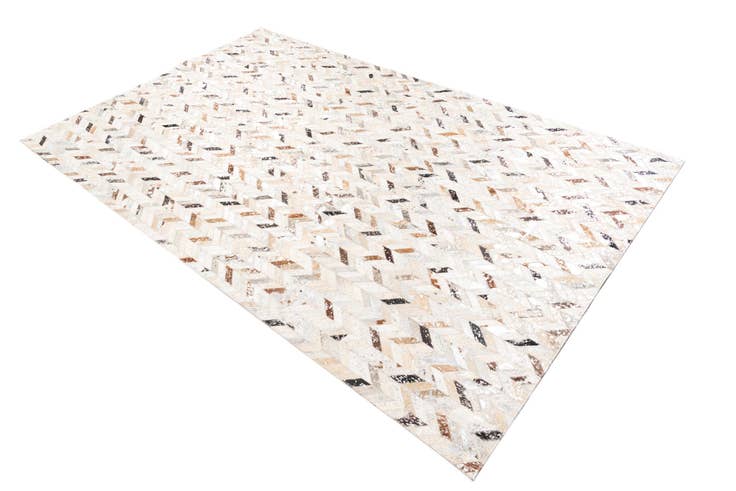 Detail image of 5' x 8' 1 Cowhide Leather Rug