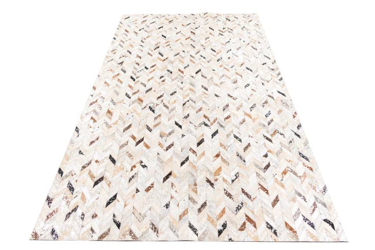 Detail image of 5' x 8' 1 Cowhide Leather Rug
