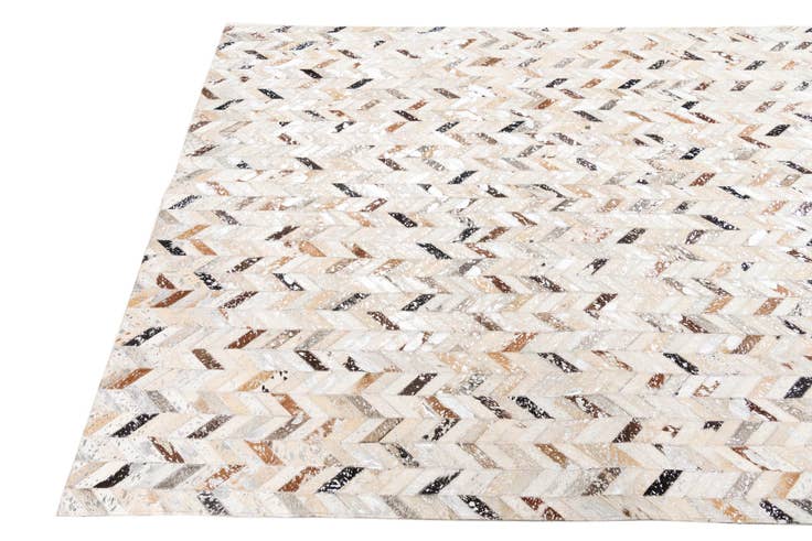 Detail image of 5' x 8' 1 Cowhide Leather Rug