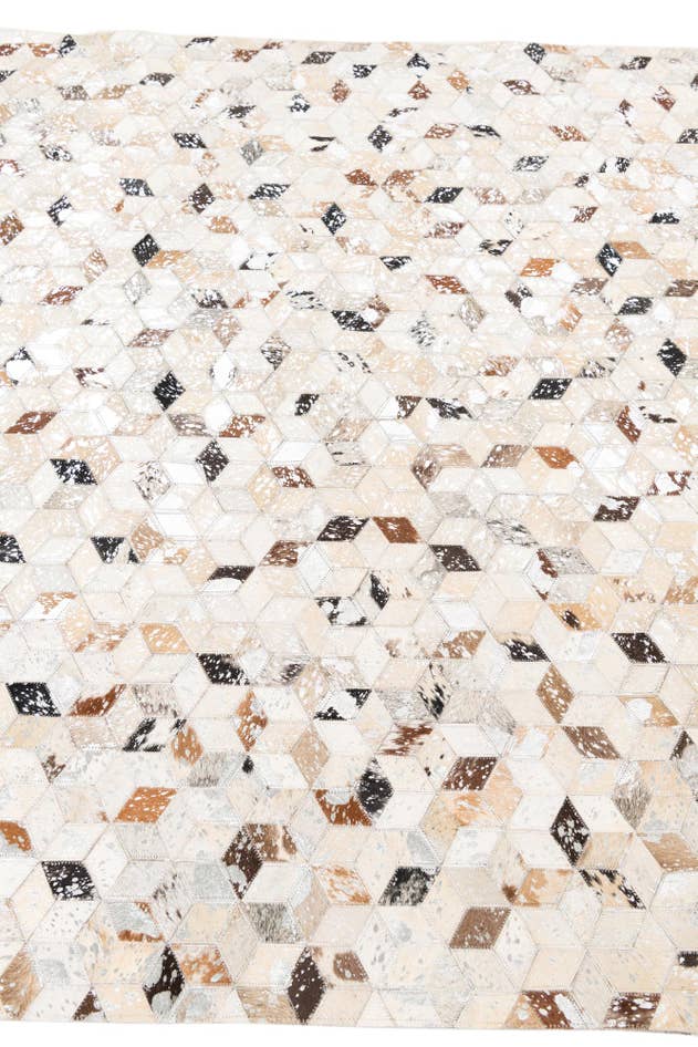 Detail image of 5' x 8' Cowhide Leather Rug