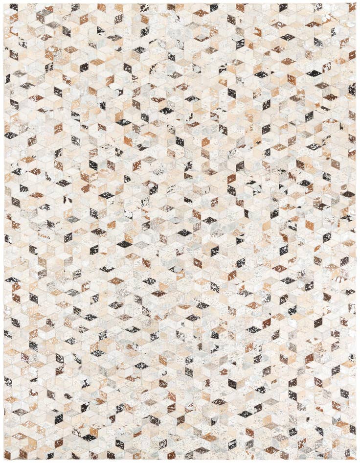Detail image of 5' x 8' Cowhide Leather Rug