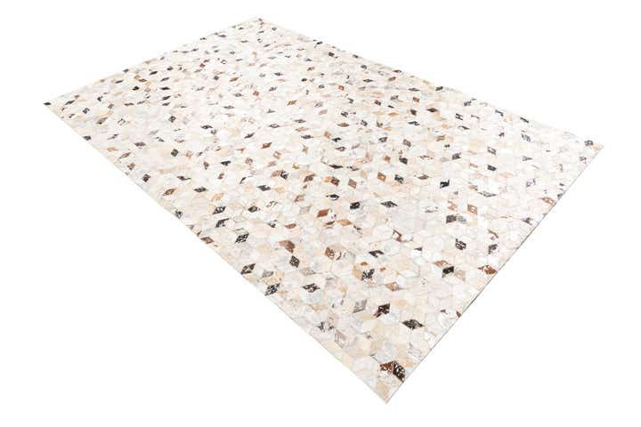 5' x 8' Cowhide Leather Rug