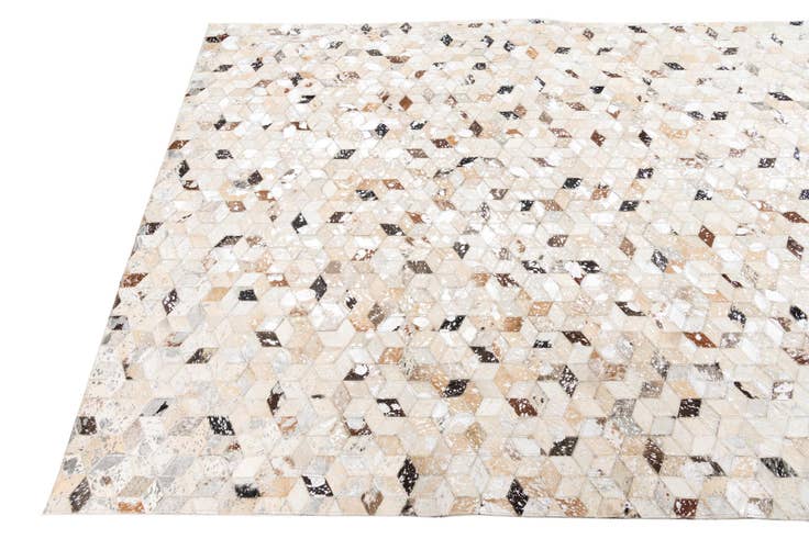 Detail image of 5' x 8' Cowhide Leather Rug
