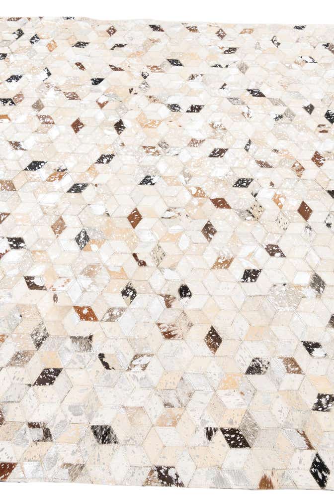 5' x 8' Cowhide Leather Rug