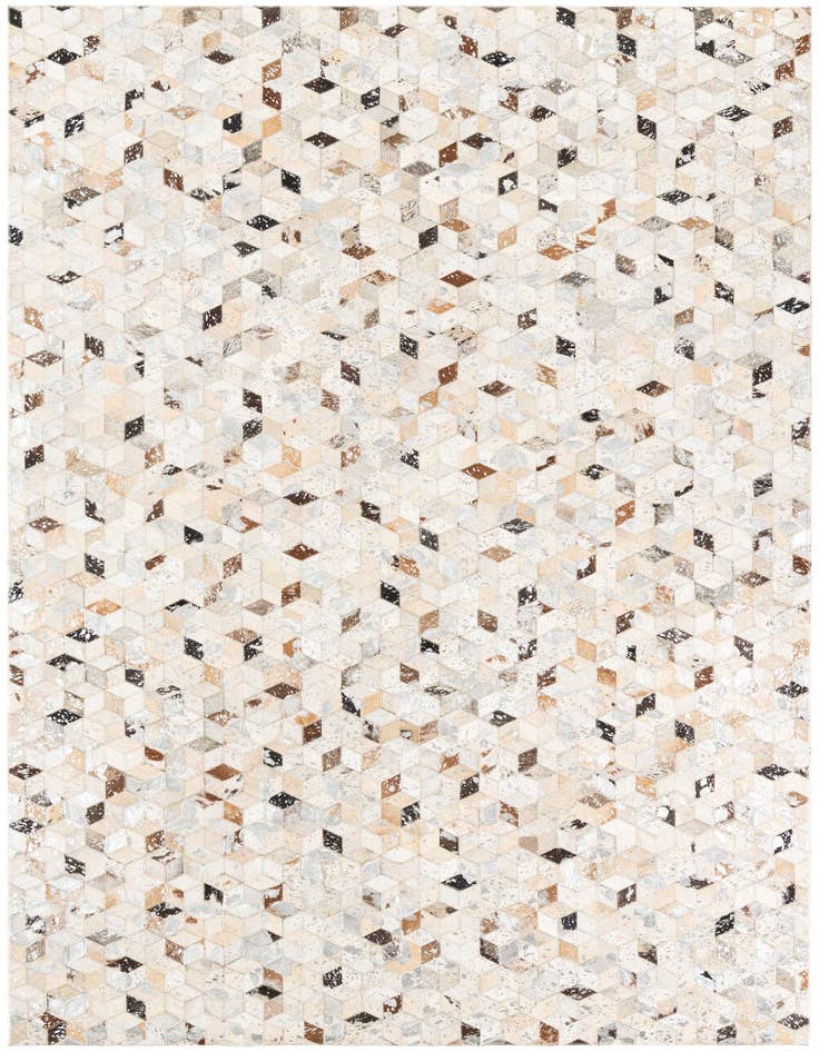 Detail image of 5' x 8' Cowhide Leather Rug