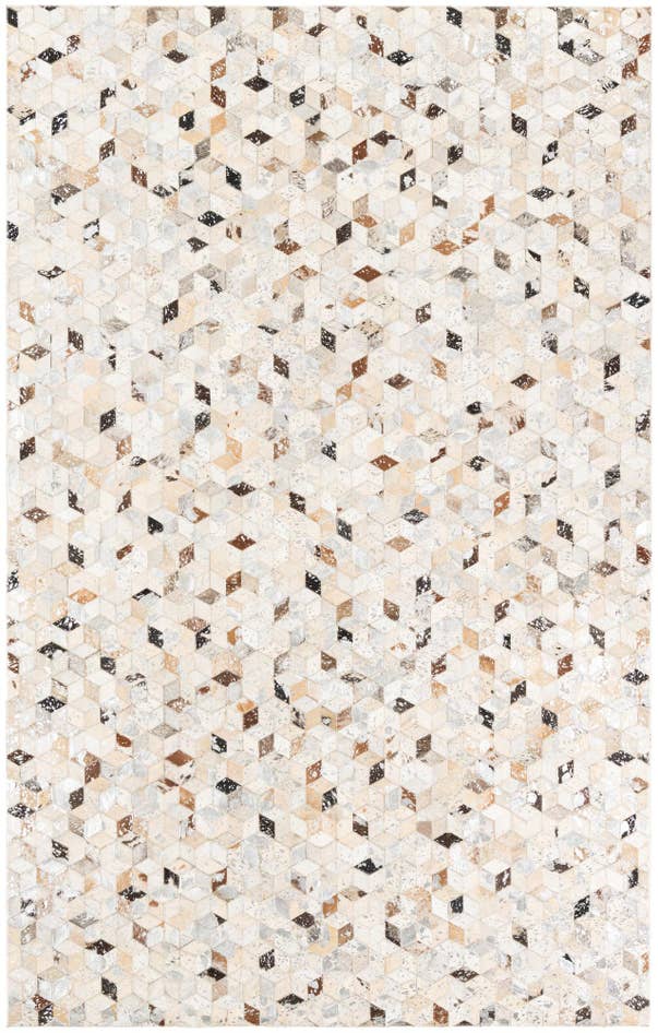 Detail image of 5' x 8' Cowhide Leather Rug