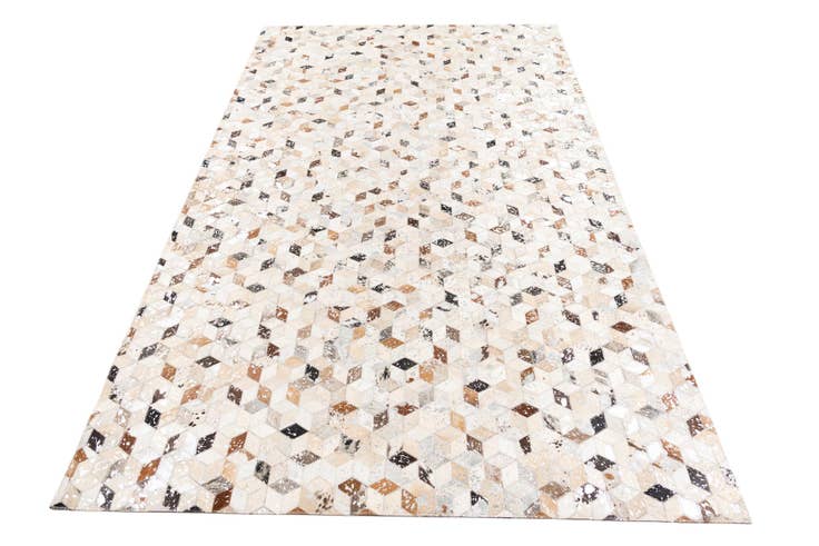 Detail image of 5' x 8' Cowhide Leather Rug