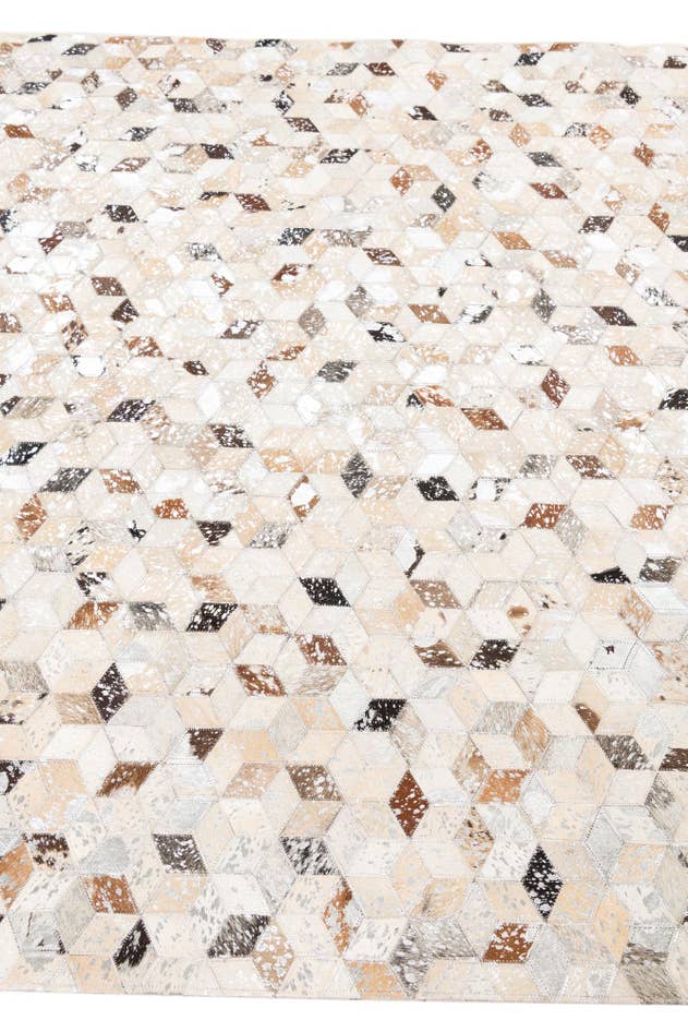 Detail image of 5' x 8' Cowhide Leather Rug