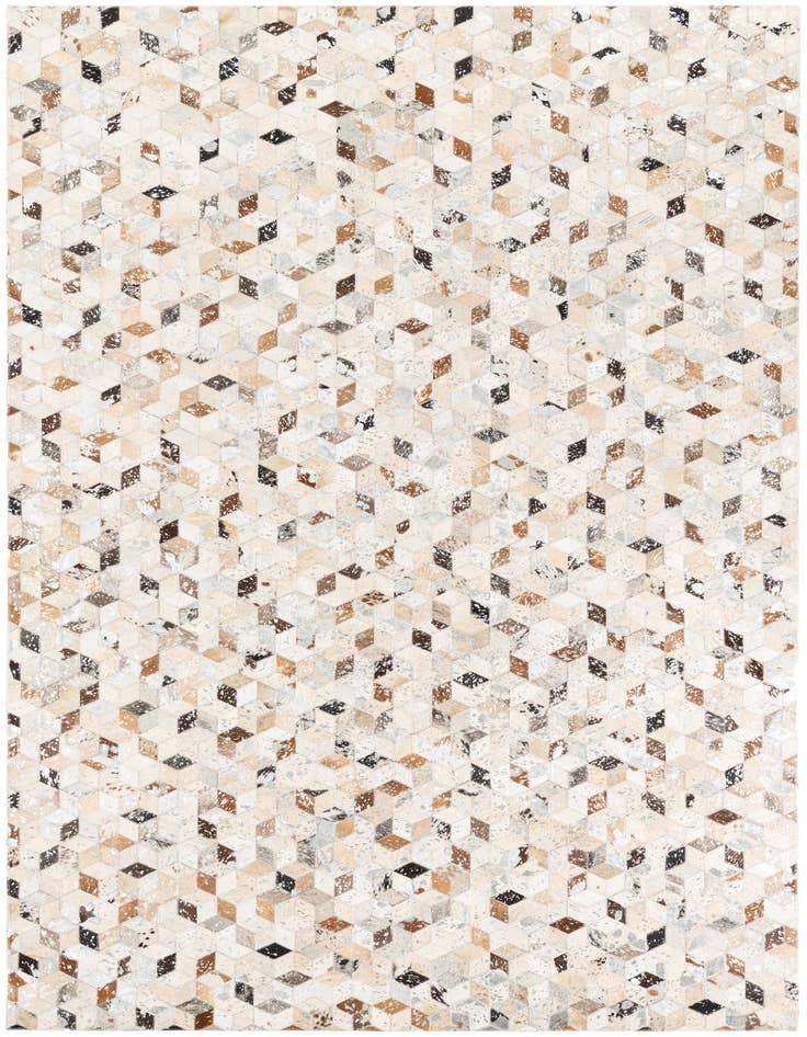 Detail image of 5' x 8' Cowhide Leather Rug