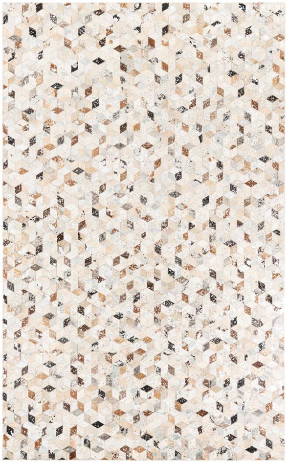 Detail image of 5' x 8' Cowhide Leather Rug