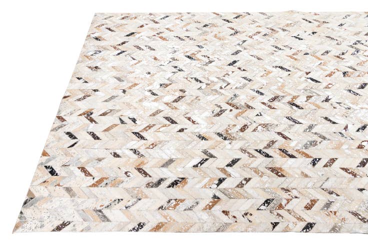 Detail image of 5' x 8' Cowhide Leather Rug