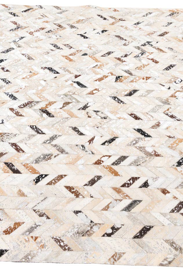 Detail image of 5' x 8' Cowhide Leather Rug