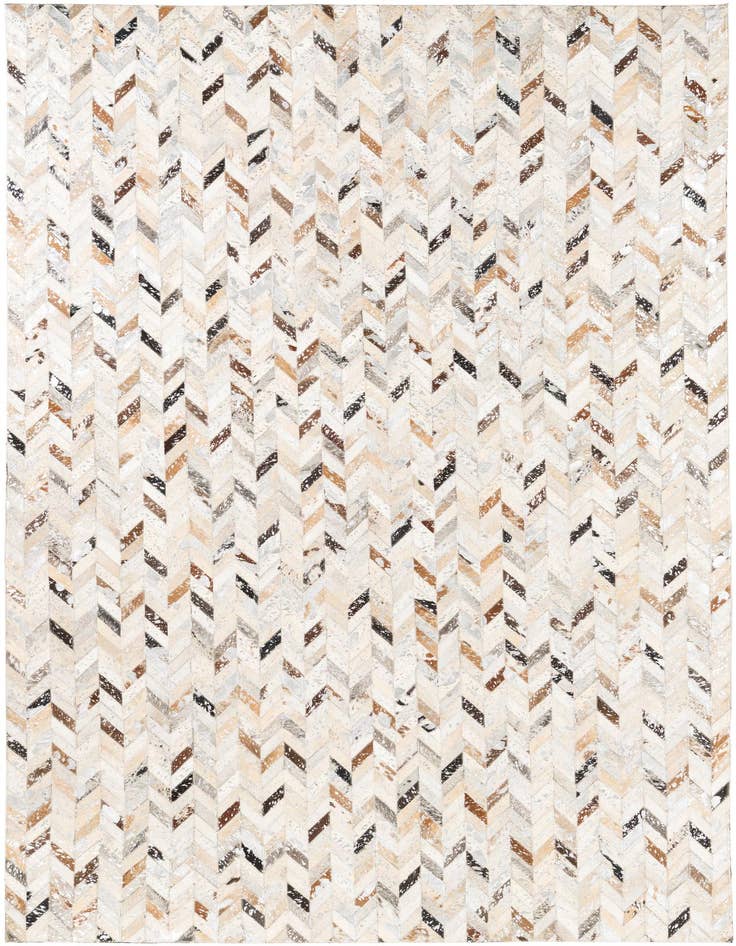 Detail image of 5' x 8' Cowhide Leather Rug