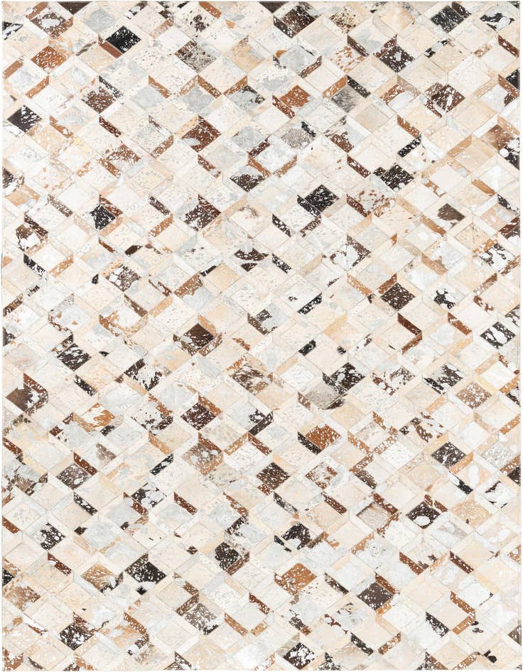 Detail image of 5' x 8' Cowhide Leather Rug