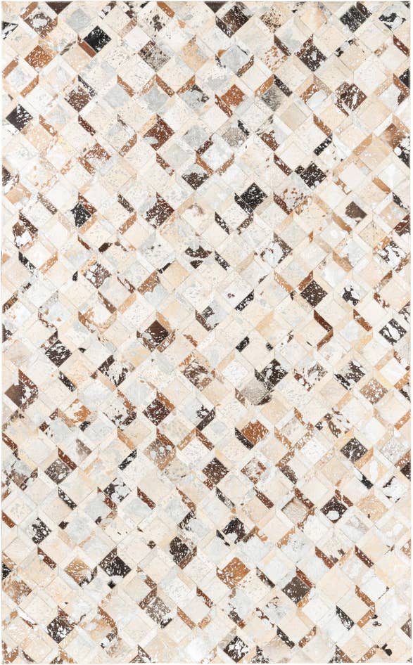 Detail image of 5' x 8' Cowhide Leather Rug