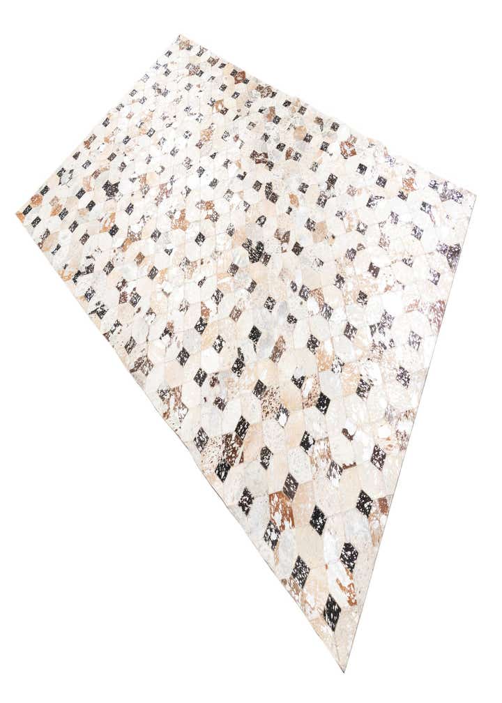 5' x 8' Cowhide Leather Rug